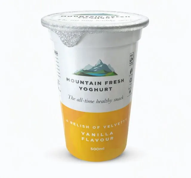 Mountain Fresh Vanilla Yoghurt 500Ml